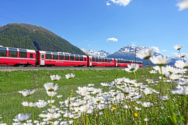 TRENINO ROSSO DEL BERNINA 3 AGOSTO