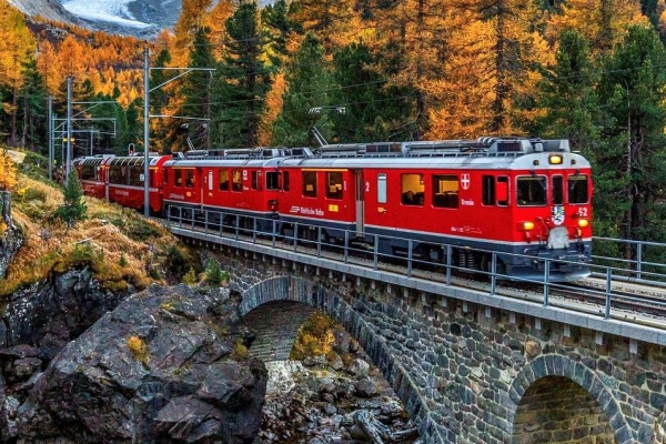 FOLIAGE SUL TRENINO ROSSO DEL BERNINA 